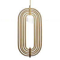 Подвесной светильник Cloyd ARPA-B P1 / Ø30 см - латунь (арт.10933)