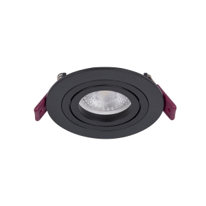 4543-1C, врезной светильник, D92xH28, cutout:D80, 1xGU10x35W, IP20, excluded