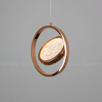 Подвесной светильник Cloyd RINGONE-B P1 / Ø24 см - золото (арт.11154)