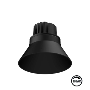 Встраиваемый светильник ELIOS BELL IP20 10W черный 36є 2700K TRIAC