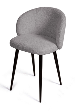 Стул Vito высокий, букле серый / опора конус