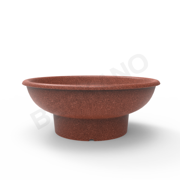 Кашпо Bowl Red Granite