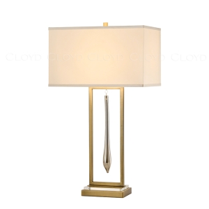 Настольная лампа Cloyd BELLUM T1 / выс. 71 см - латунь (арт.30143)