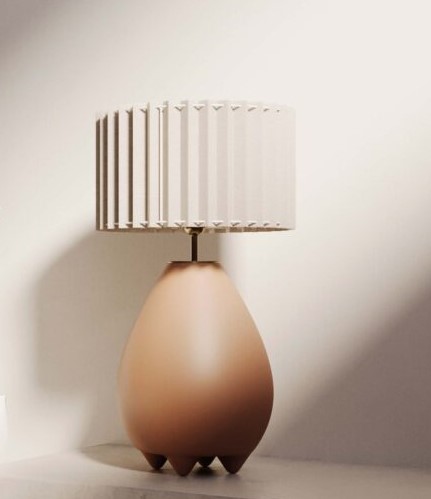 Настольная лампа Obrie Chrome с абажуром 4024 от интернет-магазина IDODOM.RU