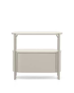 Тумба для ванной Arely из белой стали и белого лака