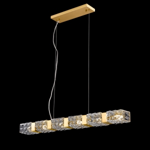 Подвесной светильник Cloyd CORUND-A P6 / шир. 86 см - латунь (арт.10680)