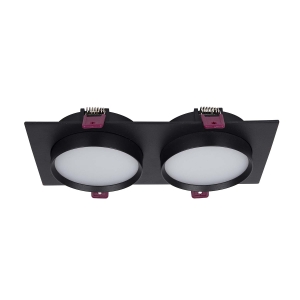 4648-2C, врезной светильник, L215xW108xH37, cutout:L186xW92, 2xGX53LEDx15W, IP20, excluded