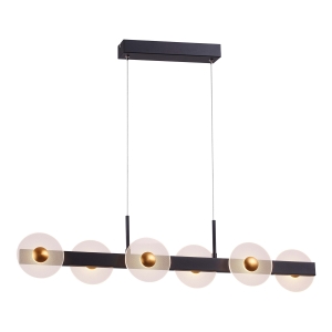 4317-6P, подвесная люстра, L910xW80xH255/1845, 6xLEDx5.3W, 1700LM, 4000K, CRI>90, included