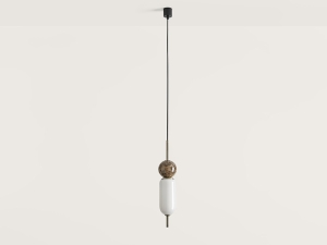 Подвес Anet бронзовый металл - коричневый мрамор