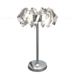 Настольная лампа Cloyd FRANZEN T1 / выс. 51 см - хром (арт.30152)