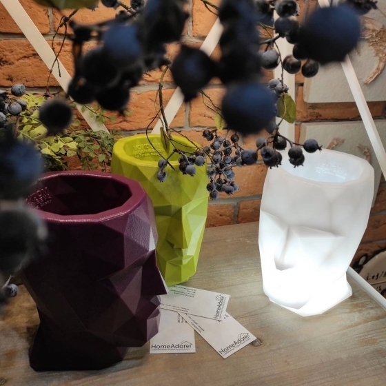 Кашпо Adan Nano матовое светящееся от интернет-магазина IDODOM.RU