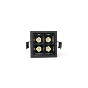 Встраиваемый светильник TROOP 4x2W черно-белый 48є 4000K CRI90