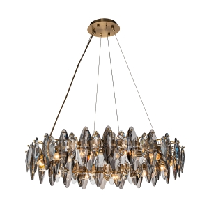 4303-12P, подвесная люстра, D800xH210/1300, 12xE14x40W, excluded