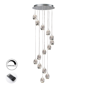 Люстра Rocio LED 14L DIM хром BLUETOOTH