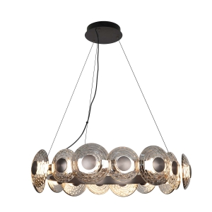 4643-16P, подвесная люстра, D700xH295/1590, LEDx72W, 8217LM, 4000K, included