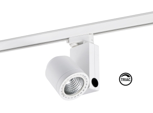 Трековый светильник MINI Cylinder белый LED PEARL WHITE 27W 3100K 20є 010707901C