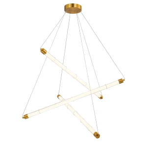 4558-3P, подвесная люстра, D390xH555/1510, 3xLEDx11W, 3500LM, 4000K, included