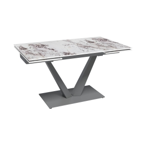 Стол раскладной Malibu (140+40+40), керамика глянцевая Patagoniya