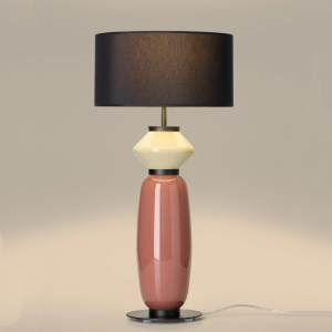 Настольная лампа Papi NAC142 Matt black с абажуром 801021/41