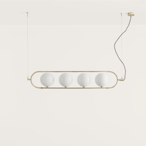 Подвесной светильник Abbacus латунь 4L