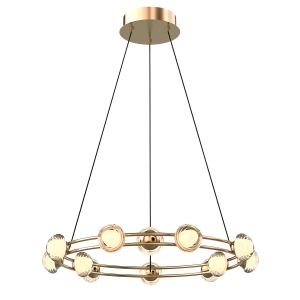 4382-12P, подвесная люстра, D550xH1880, 12xLEDx3.3W, 2800LM, 4000K, CRI>90, included