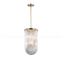 Подвесной светильник Cloyd MEBIUS-B P4 / ø28 см - латунь (арт.11010)