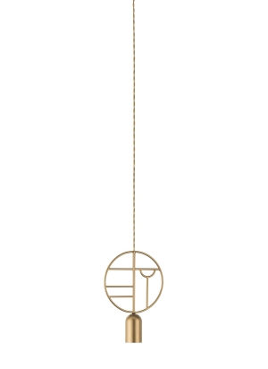 Подвесной светильник Wooden Dots WD01 Gold