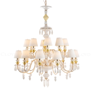 Люстра Cloyd LOTTIE-B C20 / Ø92 см- бел.-золотая керамика (арт.11400)