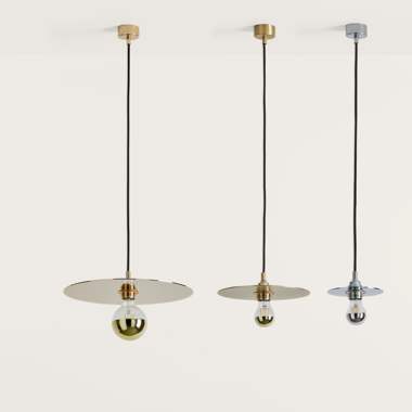 Подвесной светильник Disc 35 cm золотой от интернет-магазина IDODOM.RU