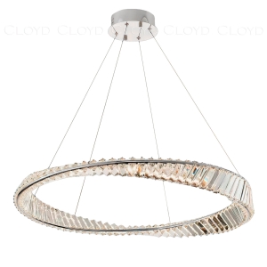Люстра Cloyd PAULI C1 / Ø80 см - хром (арт.11461)