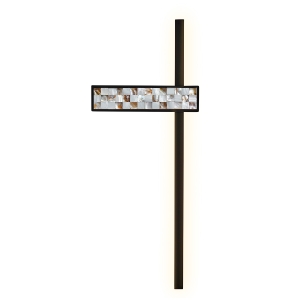 4704-1W, настенный светильник, D55xW240xH600, LEDx15W, 665LM, 4000K, included