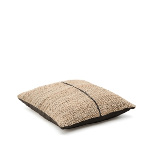 Чехол для подушки Lirta из джута с контрастной отделкой 70 x 70 см