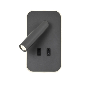 4499-2W, настенный светильник, D65xW105xH185, LEDx3W + LEDx5W, 480LM, 4000K, included, switch