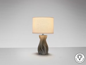 Merlin Настольная лампа 1L серая керамика