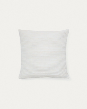 Чехол на подушку Minec бежевый 100% лен 45 x 45 см