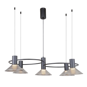 4622-5P, подвесная люстра, L750xW500xH500/1300, 5xLEDx6W, 2400LM, 3000K, included