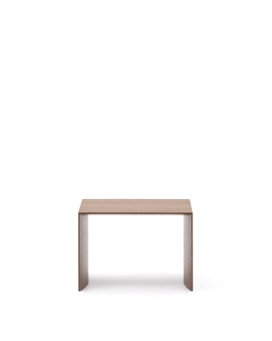 Litto Приставной столик из шпона ореха натурального цвета 55 x 40 см