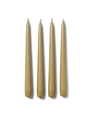 Набор Talinen из 4 бежевых свечей