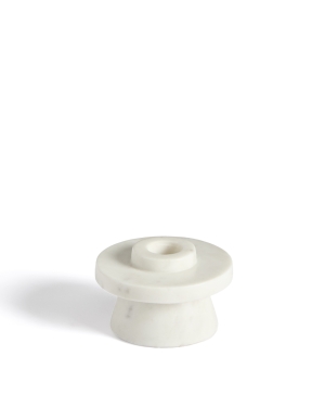 Подсвечник Zalvori из белого мрамора 8 см