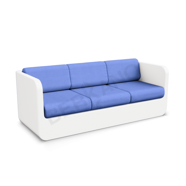 Диван Grace с подушками Snow White, Navy