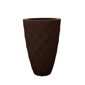 Кашпо Vases Nano матовое бронзовое Ø18x36