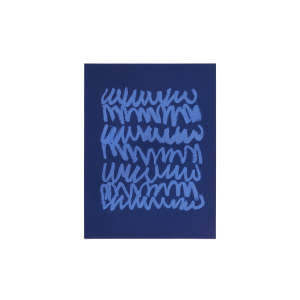 Картина Ebere на темно-синей бумаге 29,8 х 39,8