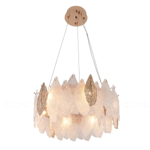 Люстра Cloyd SENEGAL-B C6 / Ø50 см - с золотыми листьями - золото (арт.11170)