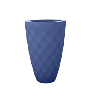 Кашпо Vases Nano матовое синее Ø18x36