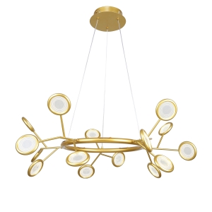 4253-15P, подвесная люстра, D740xH400/1100, 15xLEDx3W, 3825LM, 4000K, included