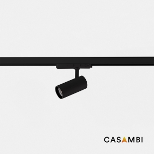 Трековый светильник Fost Ш64 28W черный 35° 3000K CRI90 CASAMBI