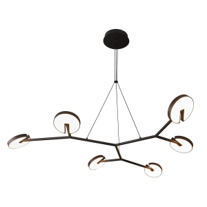 4401-6P, подвесная люстра, L1175xW1170xH1200, 6xLEDx12W, 6300LM, 3000K, IP20, included