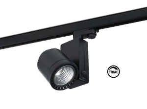 Трековый светильник mini Cylinder черный LED HE 27W 3000K 20є TRIAC