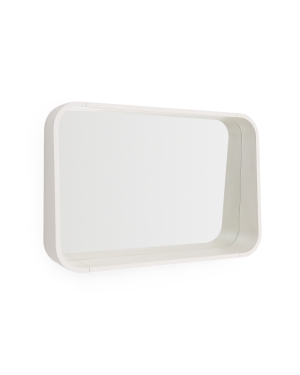 Зеркало Salaya в раме из бежевой ламинированной фанеры ясеня