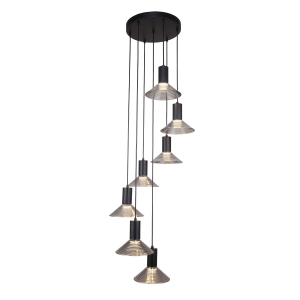 4622-7P, подвесная люстра, D440xH1200/1900, 7xLEDx6W, 3360LM, 3000K, included